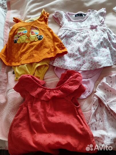 Детские вещи на девочку пакетом 62 см