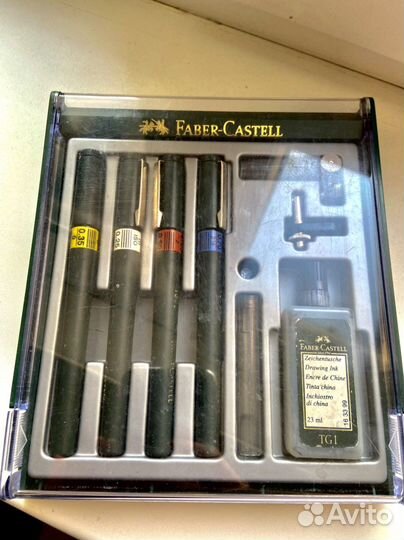 Редкий набор рапидографов Faber Castell