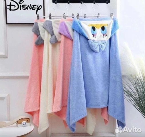 Полотенце пончо детское нежное новое