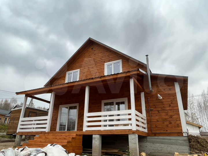 Дом 128 м² на участке 8 сот.