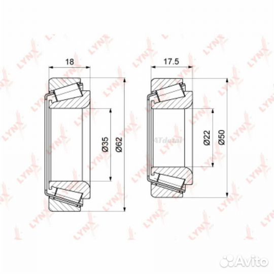 Подшипник ступ.MB C W203/W204/SLK R171/R172 00-11