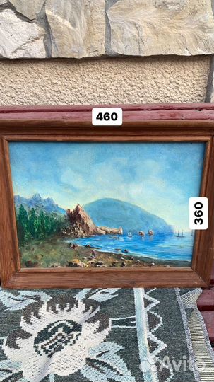 Картина маслом пейзаж Айвазовский море