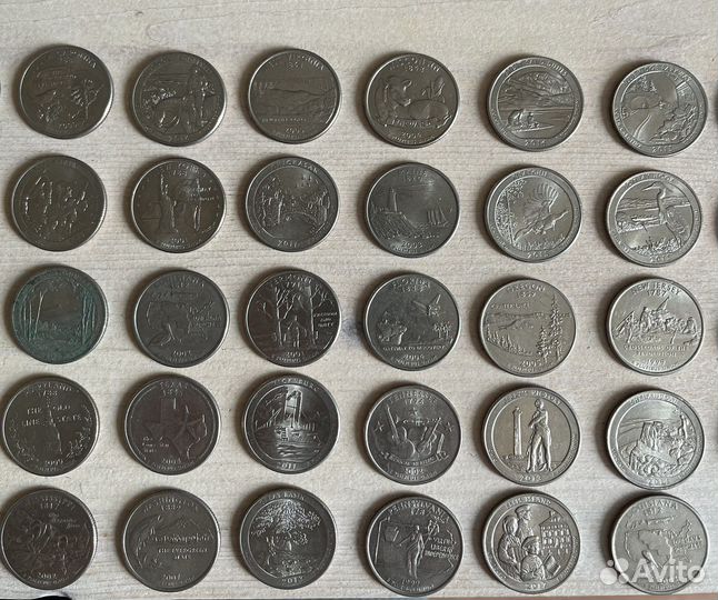 Коллекция монет американских