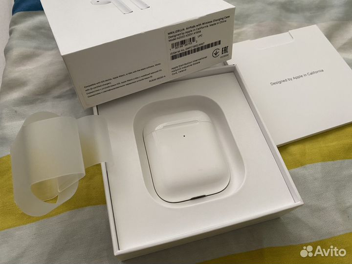 Оригинальные наушники Apple airpods 2