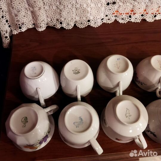 Чайные чашки фарфор СССР