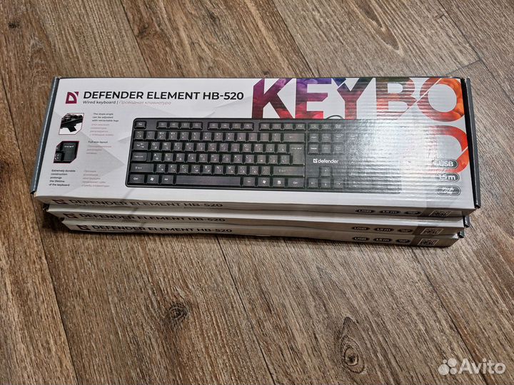 Клавиатура defender element hb-520 usb