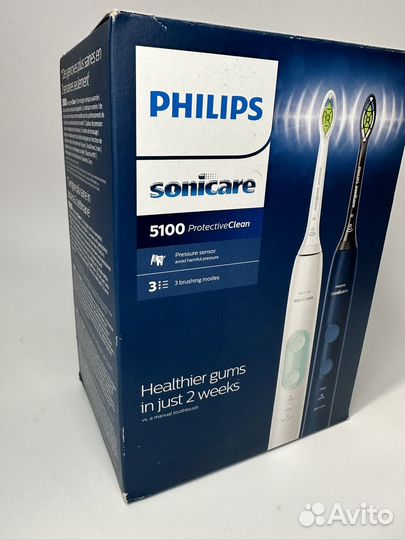 Новый набор Philips Sonicare 5100 из 2 штук