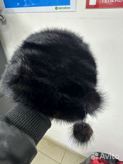 Шапка норковая женская