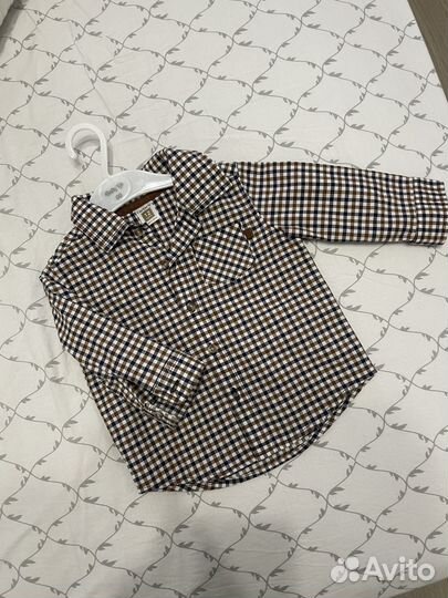 Рубашка детская для мальчиков 80 86