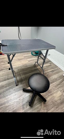 Cтол для груминга с регулировкой высоты+ стул