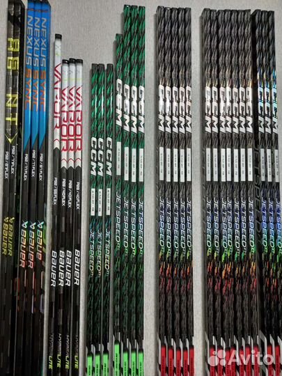 Хоккейные клюшки bauer,ccm. Краги хоккейные CCM