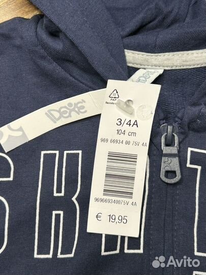 Толстовка для мальчика 3/4 104 см.Idexe