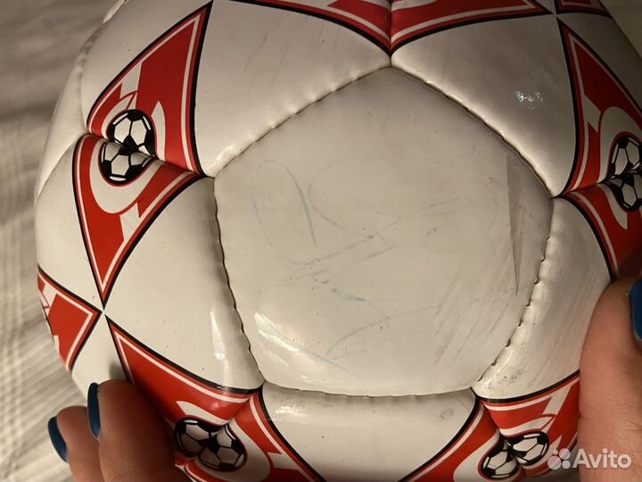 Мяч 2001г. с автографами чемпионского состава