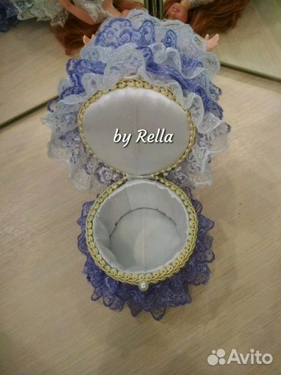 Кукла-шкатулка ручной работы