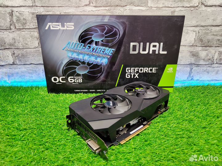 Видеокарта Asus GeForce GTX 1660 dual OC