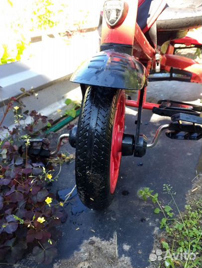 Велосипед с родительской ручкой