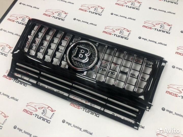Решетка Mercedes G-class w463 GT + знак (B)