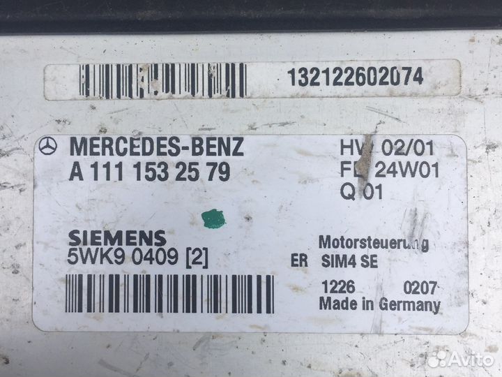 Эбу Мозги Mercedes C W203 2002г