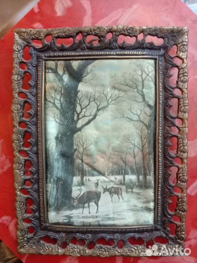 Шелкография в бронзе