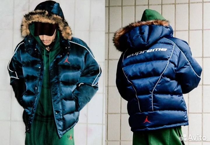 Пуховик Supreme x Jordan