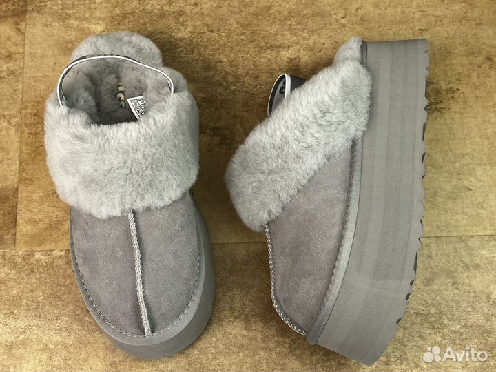 Ugg Funkette Suede Platform Grey Violet