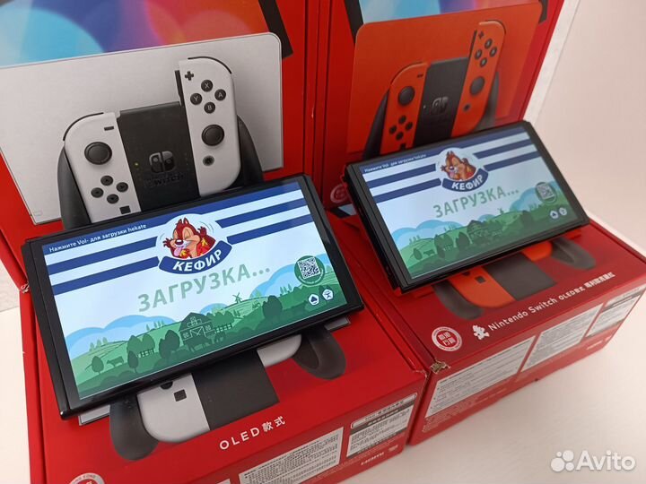 Новый Nintendo Switch Oled прошитый чип