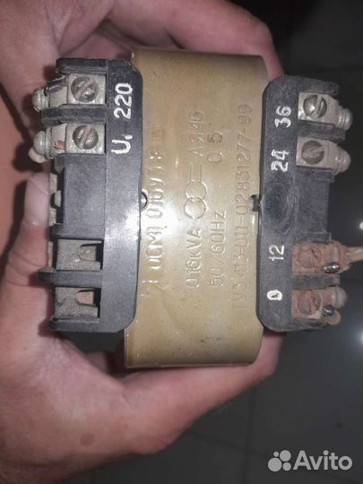 Трансформатор понижающий с 220 на 12, 24, 36