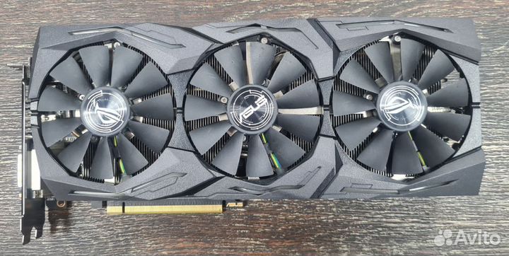 Видеокарта asus RX580 strix gaming 8gb