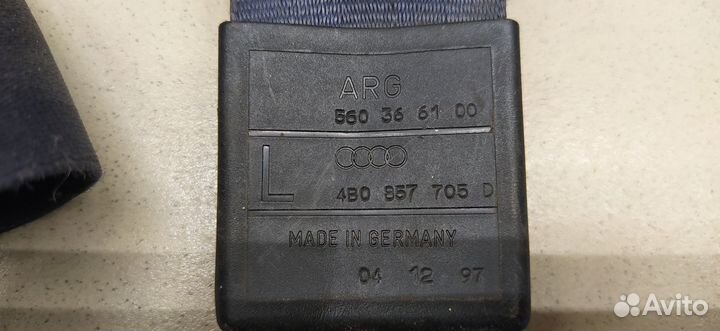 Ремень безопасности с пиропатроном A6 C5 1997-2004