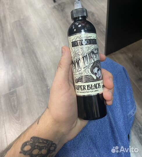 Краска для тату черная