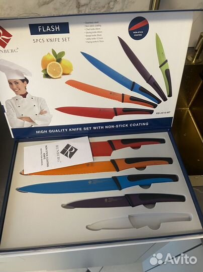 Набор Ножей кухонных новый