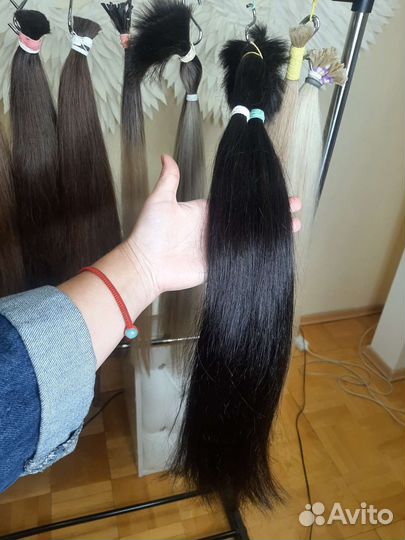 Волосы для наращивания 60 см славянка