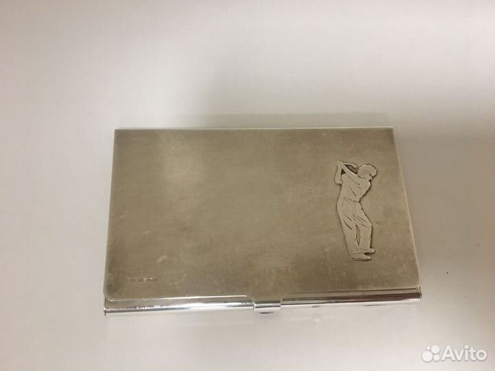 Визитница, Англия, серебро 925