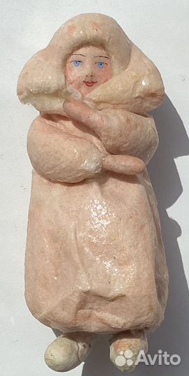 Ватные елочные игрушки СССР