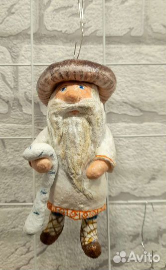 Ватные елочные игрушки