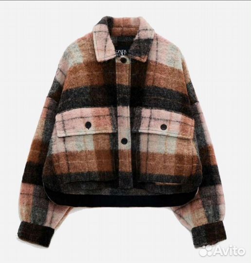 Куртка zara укороченная