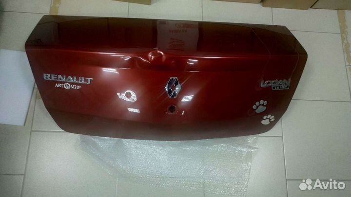 Renault Logan крышка багажника на Логан фаза 1