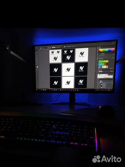 Графический дизайнер Логотипы визитки Фотошоп