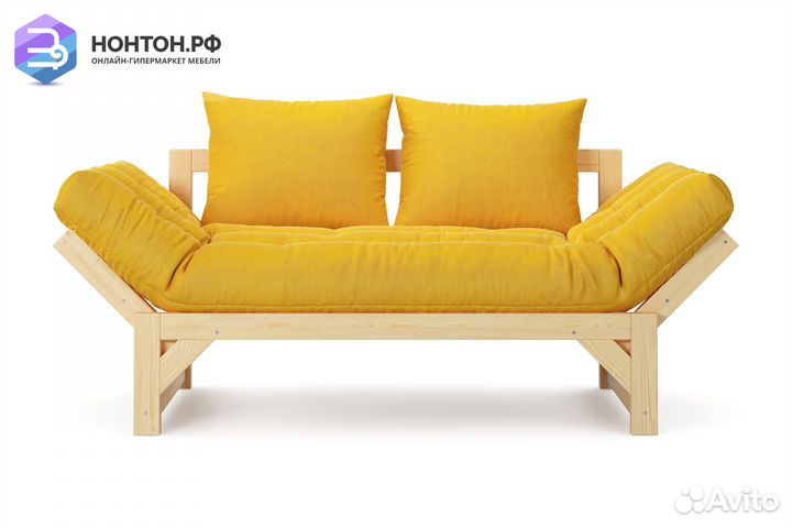 Диван кушетка Амбер желтый