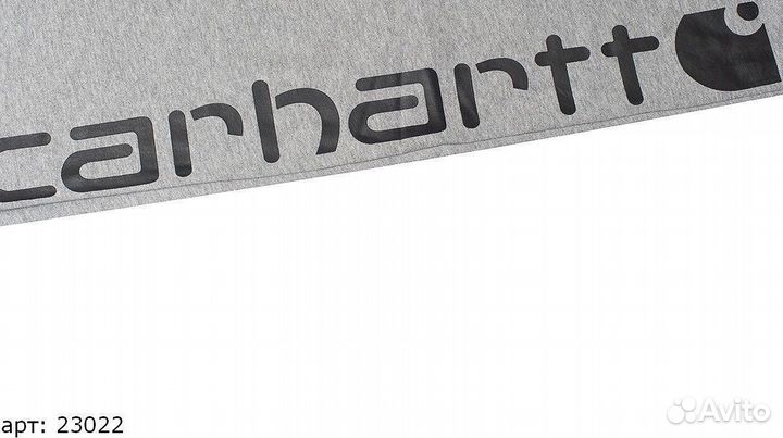 Штаны Carhartt WIP 2 big logo Серые