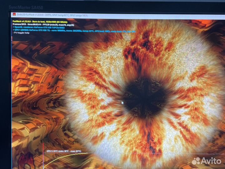 Видеокарта Asus GeForce GTX 550 Ti 1Gb gddr5