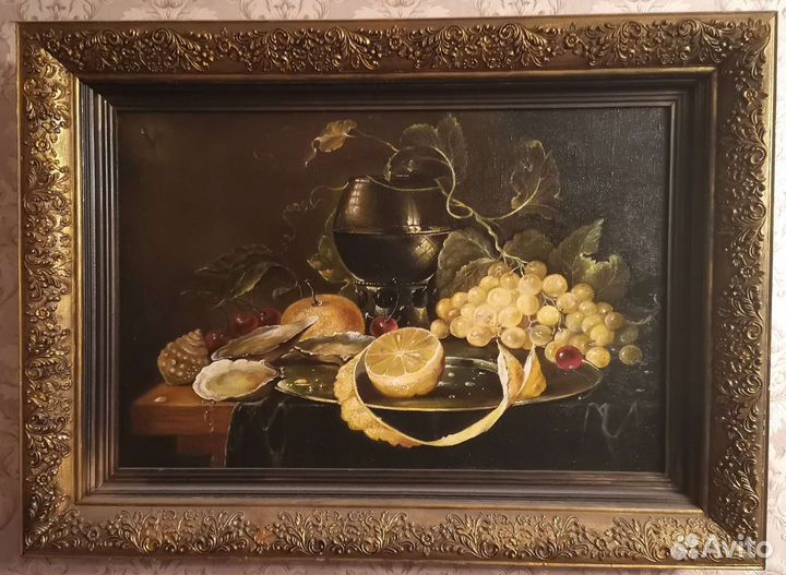 Картина маслом на холсте натюрморт