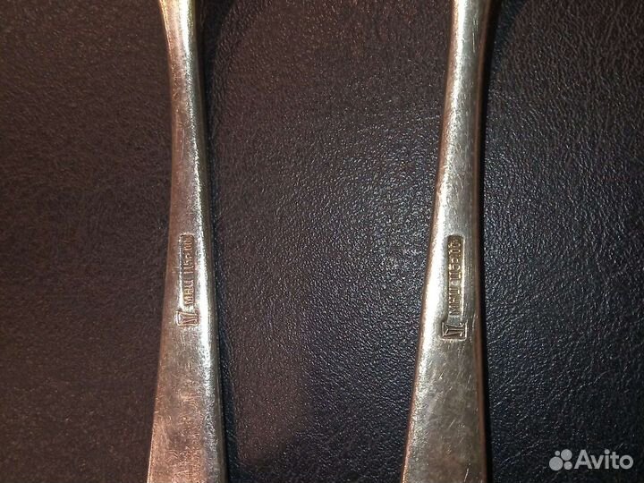 Салатная ложка мельхиор мнц СССР