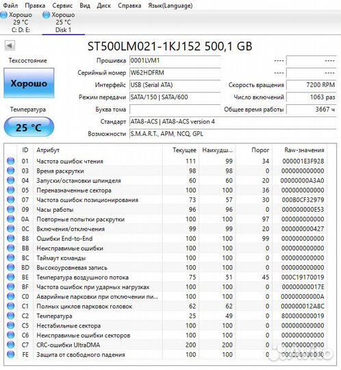 Жёсткие диски 2.5