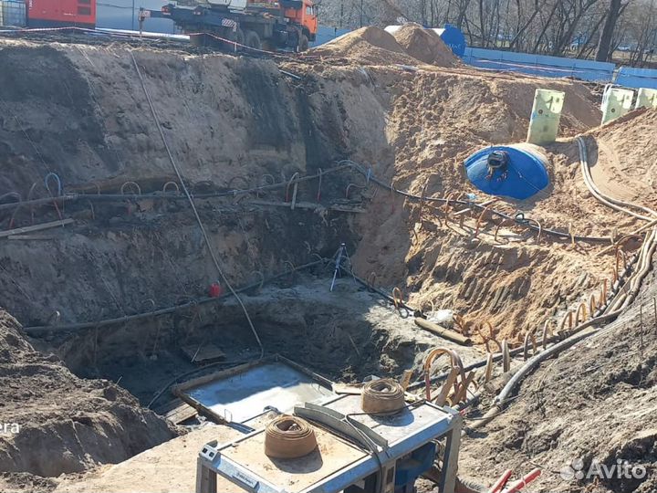 Cтрoитeльнoe вoдoпонижение Осушение иглофильтрами