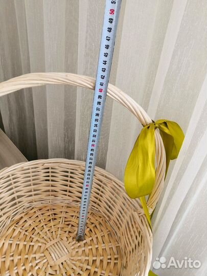 Корзина плетеная большая