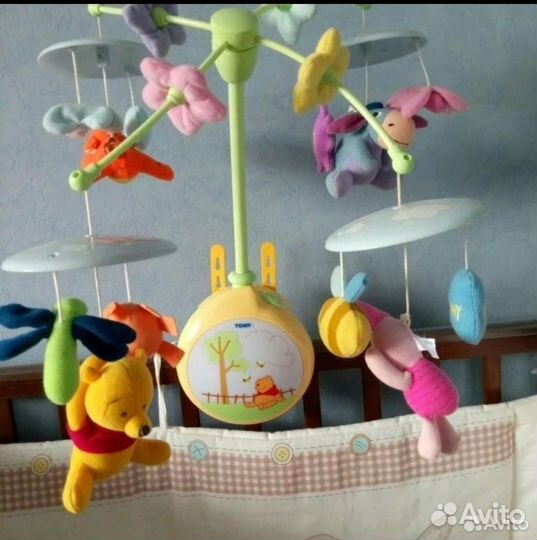 Детский мобиль в кроватку (Винни пух)