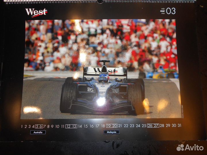 Календарь Formula 1 сезон 2005