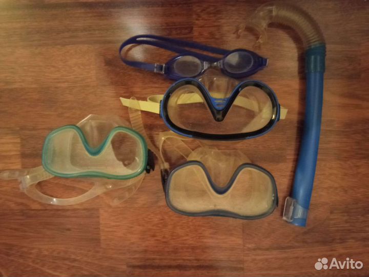 Маска подводная, очки трубка