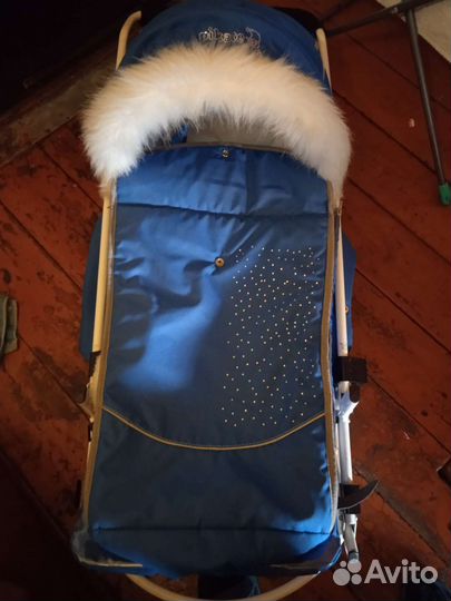 Детские санки коляска